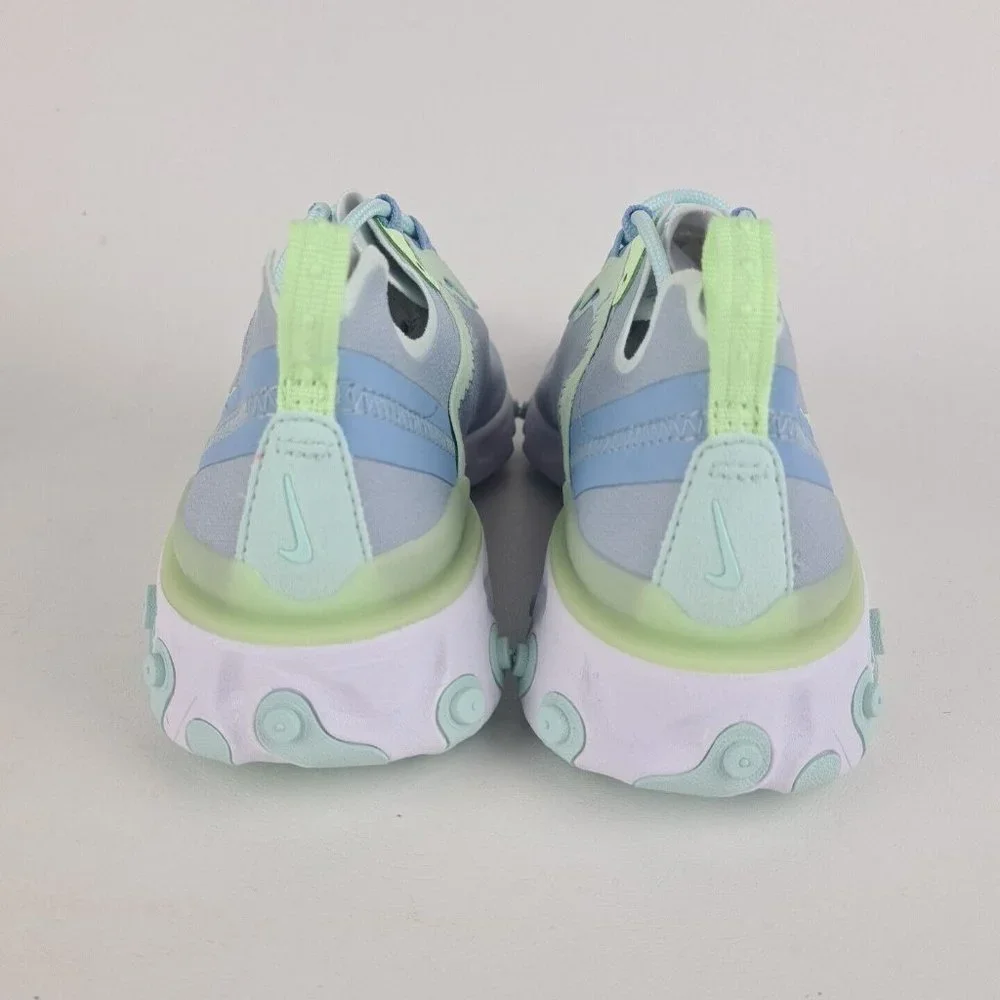 Nike React Element 55 White Grey Sneakers Women Running - Picture 5 of 12